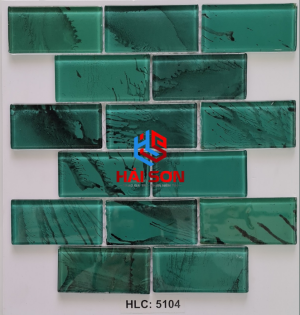 VTPHLC - 5104_ 50x100mm Gạch Thuỷ Tinh Hồ Bơi Mosaic Vân Mây