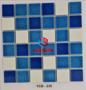 VTPYCB - 235_306mm x 306mm Gạch Mosaic Gốm Hồ Bơi
