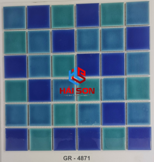 VTP - GR - 4871_306mm x 306mm Gạch Mosaic Gốm Hồ Bơi