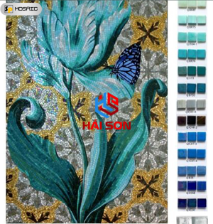 VTP-VTR - 915_ Mẫu Gạch Tranh Mosaic