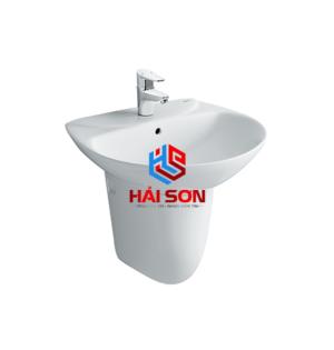 LAVABO TREO TƯỜNG INAX L-285V/L-288VC KÈM CHÂN NGẮN 