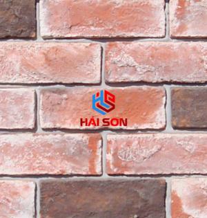 DASDS1-GC0042_190 x 60 x 10mm GẠCH GIẢ CỔ TRẮNG ĐỎ DS1-GC0042