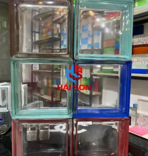DASVAC-100VAC_190*190*95 mm Gạch Kính Trơn Đủ Màu