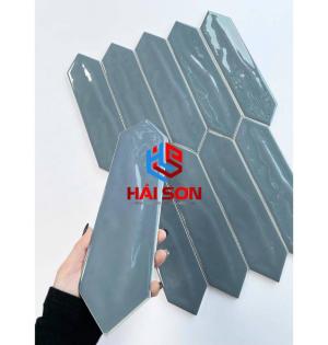DAS75304J_75x300mm Gạch Thẻ Mũi Tên Bóng Lượn Xám Ghi