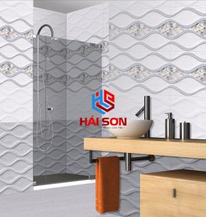 NK3605_300×600 Gạch Bộ Ốp Tường Phối Cảnh Đường Cong Quyến Rũ