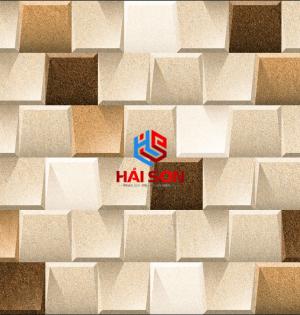 NK3809BR_Gạch Đá Trang Trí Ốp Tường Ghép Khối Đá Lập Thể 300×600