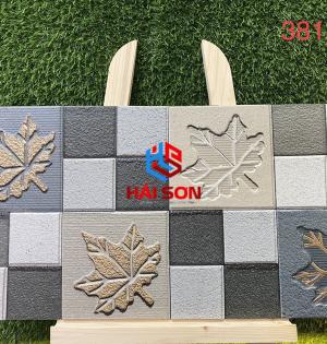 NK3818A_Gạch Đá Trang Trí Ốp Tường Họa Tiết Đá Ghép Lá Phong 300×600