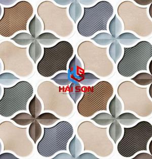 NK3908 _Gạch Trang Trí  Gạch Men Hải Sơn Hoa Văn Cánh Hoa 300x600