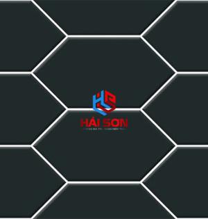 NK39322_Gạch Trang Trí Ốp Tường Qubes Black 300x600 Hải Sơn