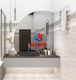 NK3BH306_300×600 Gạch Bộ Ốp Tường Phối Cảnh