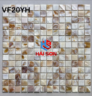 VTPVF20YH_304mm x 304mm x 4 Gạch Mosaic Khảm Trai Cao Cấp