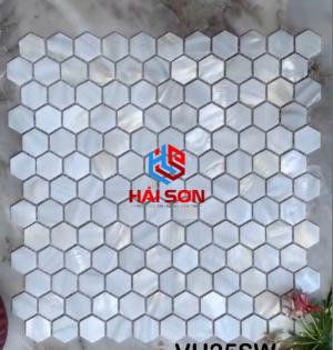 VTPVH25SW_304mm x 304mm Gạch Mosaic Khảm Trai Cao Cấp