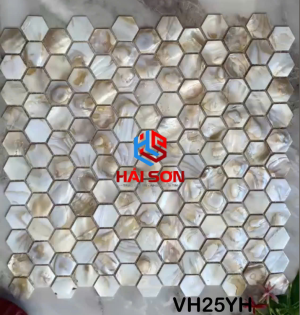 VTPVH25YH_304mm x 304mm Gạch Mosaic Khảm Trai Cao Cấp