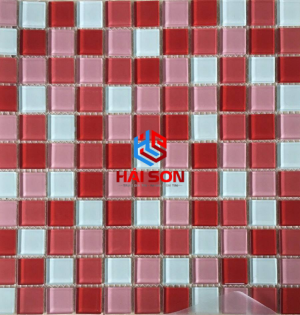 VTPMS.25009_300mm x 300mm Gạch Mosac Trang Trí Thuỷ Tinh