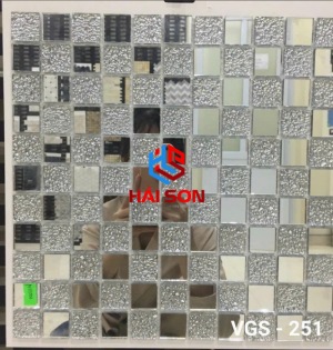 VTPVGS 251_300mm x 300mm Gạch Mosac Trang Trí Thuỷ Tinh