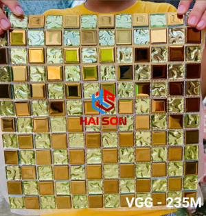 VTPVGG 235M_300mm x 300mm Gạch Mosac Trang Trí Thuỷ Tinh