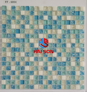 VTPFF - 6004_300mm x 300mm Gạch Mosac Trang Trí Thuỷ Tinh