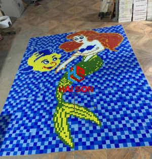 VTPTranh 06_300mm x 300mm Gạch Mosaic Tranh Hồ Bơi