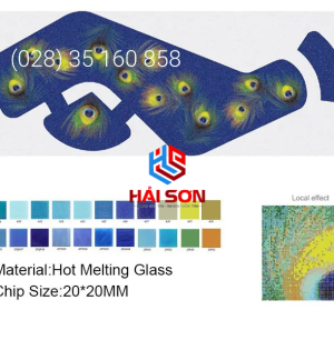 VTPTranh 21_20mm x 20mm Gạch Mosaic Tranh Hồ Bơi