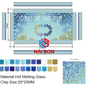 VTPTranh 23_20mm x 20mm Gạch Mosaic Tranh Hồ Bơi