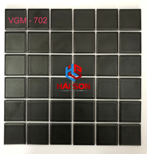 VTP-VGM - 7021_306mm x 306mm Mẫu Gạch Gốm Trơn Đen Mờ