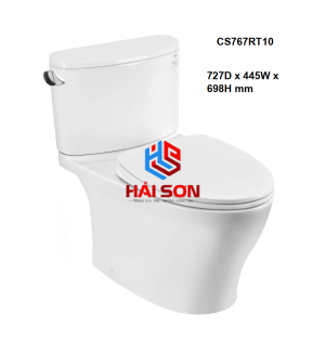 TOTO Bồn cầu liền khối, nắp đóng êm TC395VS CS767RT10XW