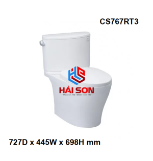 TOTO Bồn cầu hai khối, nắp đóng êm TC385VS CS767RT3XW