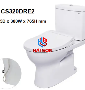 TOTO Bồn cầu hai khối với nắp và bệ ngồi Eco-washer TCW07S 