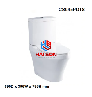 TOTO Bồn cầu hai khối, nắp đóng êm TC600VS