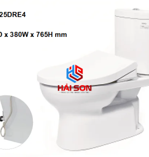 CS325DRE4W Bồn cầu hai khối với nắp và bệ ngồi Eco-washer TCW1211A