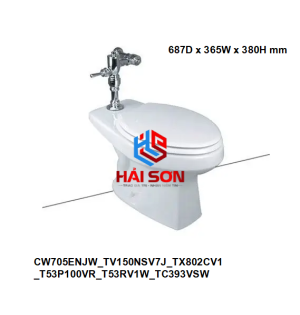 TOTO Bồn cầu ốp tường