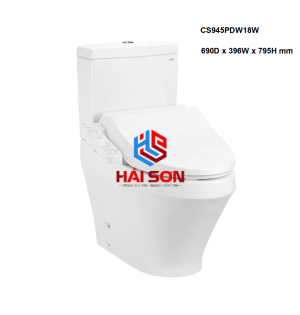  TOTO Bồn cầu hai khối với WASHLET Series C2 đơn giản TCF23710AAA