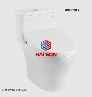 TOTO Bàn cầu một khối kèm nắp rửa cơ ECOWASHER