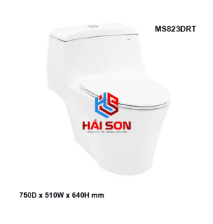 TOTO Bàn cầu một khối kèm nắp đóng êm TC600VS MS823DRT8
