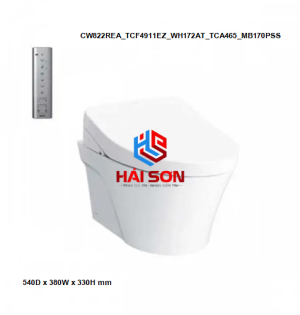 TOTO Bàn cầu treo tường kèm nắp rửa điện tử WASHLET dòng S7