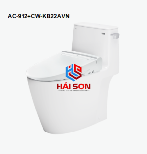 INAX Bồn cầu 1 khối kết hợp nắp rửa điện tử AC-912+CW-KB22AVN
