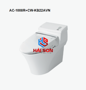 INAX Bồn cầu 1 khối có nắp rửa điện tử AC-1008R+CW-KB22AVN