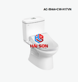 INAX Bồn cầu 1 khối kết hợp nắp rửa điện tử AC-504A+CW-H17VN