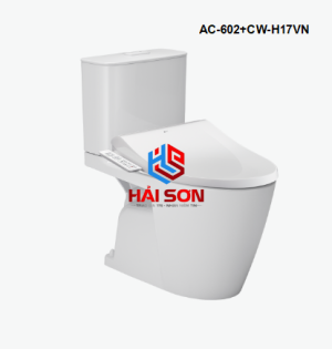 INAX Bồn cầu 2 khối kết hợp nắp rửa điện tử AC-602+CW-H17VN