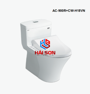 INAX Bồn cầu 1 khối kết hợp nắp rửa điện tử AC-900R+CW-H18VN