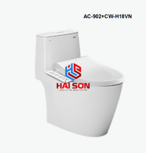 INAX Bồn cầu 1 khối kết hợp nắp rửa điện tử AC-902+CW-H18VN