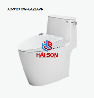 INAX Bồn cầu 1 khối kết hợp nắp rửa điện tử AC-912+CW-KA22AVN