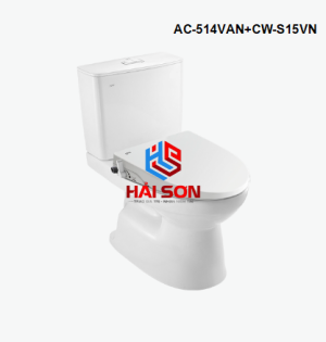 INAX Bồn cầu 2 khối kết hợp nắp rửa cơ AC-514VAN+CW-S15VN