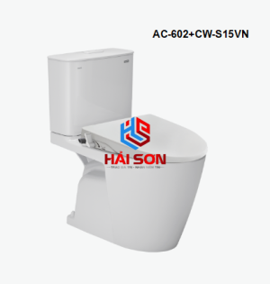 INAX Bồn cầu 2 khối kết hợp nắp rửa cơ AC-602+CW-S15VN