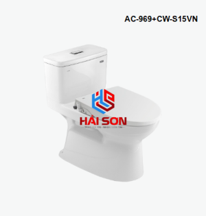 INAX Bồn cầu 1 khối kết hợp nắp rửa cơ AC-969+CW-S15VN