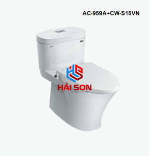 INAX Bồn cầu 1 khối kết hợp nắp rửa cơ AC-959A+CW-S15VN