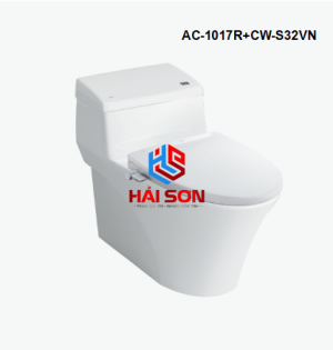 INAX Bồn cầu 1 khối kết hợp nắp rửa cơ AC-1017R+CW-S32VN