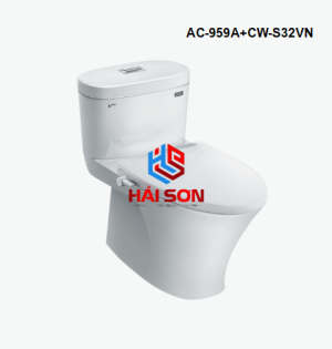 INAX Bồn cầu 1 khối kết hợp nắp rửa cơ AC-959A+CW-S32VN