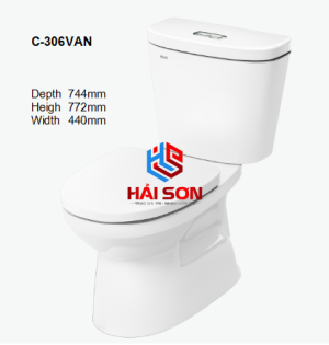 INAX Bồn cầu 2 khối C-306VAN
