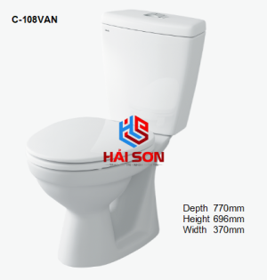 INAX Bồn cầu 2 khối C-108VAN